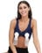 Larken Hands Free Pumping Bra for Breastfeeding | Breast Pump - Maternity Bras for Pregnancy, Pumping & Nursing Bra in One, Marine, L