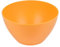 URBN-CHEF 6pc Unbreakable Reusable Coloured Plastic Deep Soup Cereal Bowls Party Tableware (Orange)