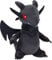 Rocco Giocattoli Yu-GI-Oh! Schwarzer Drache mit roten Augen - FAN4FUN - Plüschtier 20 cm