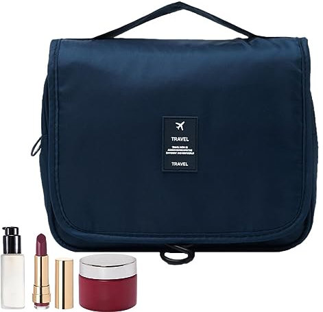 Trousse de Toilette Mignonne | Grande Trousse de Toilette avec Crochet | Trousse de Toilette de Taille Voyage avec Crochet, Trousse de Toilette Organisateur de Trousse de Maquillage pour Gimocool