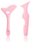 2 Pezzi Stencil per Eyeliner, Silicone Stencil per Eyeliner ad ala Strumento per Stencil per Eyeliner per Principianti Strumento Guida per Eyeliner per Eyeliner Ciglia Ombretto (Rosa)