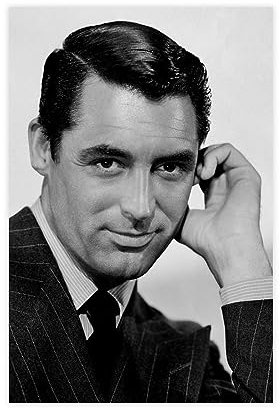ETOMEY Filmschauspieler - Cary Grant Vintage Poster Leinwand Poster Wandkunst Dekor Druck Bild Gemälde für Wohnzimmer Schlafzimmer Dekoration ungerahmt 30 x 45 cm