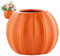 Vase à Fleur Grand Plan de Citrouille en Céramique - Mini Plante Arrangement Séché Décor pour la Récolte d'Automne, Thanksgiving, Halloween - Orange 4,5 Pouces