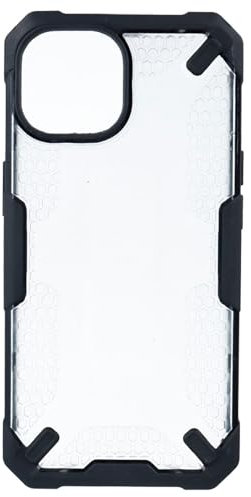 LA CASA DE LAS CARCASAS Schutzhülle Kompatibel mit iPhone 15 Schwarz [Maximaler Schutz] [Ultra-resistent, Anti-Schock] TPU Silikon Case [Fallschutz] (Abschirmung)