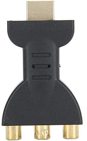 TKSE Adaptador HDMI A AV, HDMI A RGB para Convertidor De Componentes RCA Adaptador De Sincronización De Audio Y Video 1080P para TV, Computadora Portátil, HDTV, DVD, Etc.