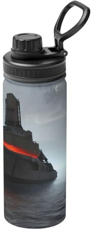 Giant Nuclear Ship 530 ml Sport-Isolierflasche für Outdoor-Aktivitäten, Ihr idealer Begleiter, der hydratisiert bleibt