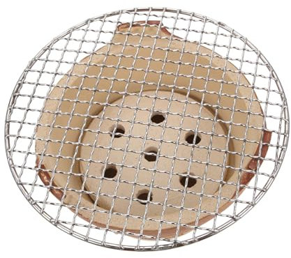 Sosoport Holzkohlegrillofen Aus Eisen Bbq-netz Für Außenbereich Hitzebeständig Und Rostfrei Leicht Zu Verstauen Transportieren