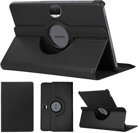 SWEIMEN Giratoria Funda para Honor Pad 9 12 Tableta, Giratoria 360 Grados Cover, Función Soporte Case