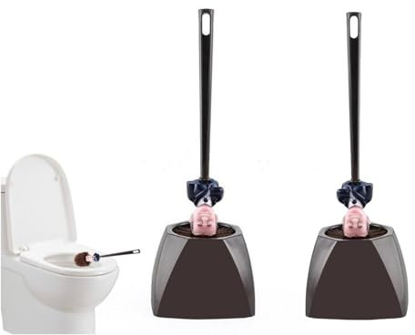 Brosse De Toilette Macron, Balai Toilette WC Macron, Brosse De Toilette Emmanuel Macron, Brosse Toilettes WC Drôle, Brosse De Toilette avec Socle De Rangement pour Nettoyer Facilement Toilettes