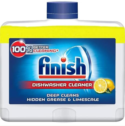 Lemon Dishwasher Cleaner – 250 ml, Removes Limescale & Odours (1, 250 ml)