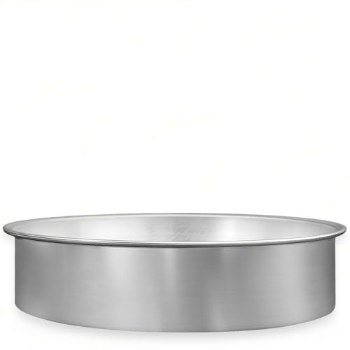 Stampo Tortiera Professionale per Cottura, 30x10h cm, Rotonda, Alluminio Anodizzato | Senza Punti di Saldatura | Perfetta per Torte Creative e Dessert per Grandi Feste