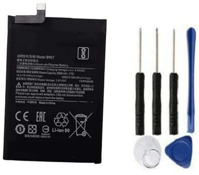 Centerpower 3.87V 5160mAh BN57 Ersatz Akku Kompatibel mit Poco X3 NFC M2007J20CG, M2007J20CT / Poco X3 Pro