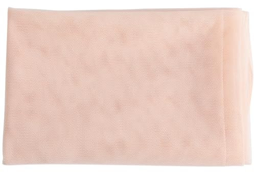 CABODYALS 1.6 m Champagnerfarbenes Netzgewebe Aus Polyester Atmungsaktives Moskitonetzgewebe Weicher Voile Massiver Durchsichtiger Tüllstoff Meterweise Zum Nähen Herstellen von Bastelarbeiten Kleidung