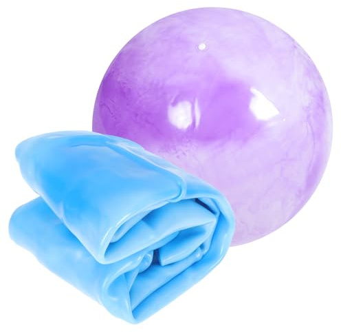 Kisangel Hüpfball Yogaball Zuschlagen Gestell Mini-übung Hantel Federnd Stachelig Schwangerschaftsball Bälle Für Im Alter Von 4-8 Jahren Stabilitätsbälle Für Übungen PVC