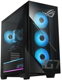 ASUS ROG G700 (2025) Gaming Desktop PC, Processore Intel Core Ultra 7 265F, NVIDIA GeForce RTX 5070, 1TB M.2 NVMe PCIe 4 SSD, 32GB DDR5 RAM, Windows 11 Home, G700TF-AS776