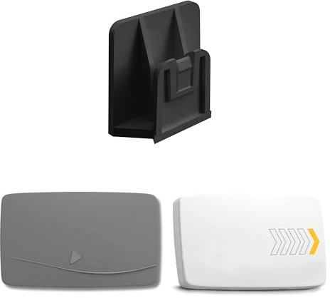 3Drive Clip Supporto per T.Pass, sistema di Telepedaggio, Compatibile con MooneyGo, Montaggio Adesivo (Nero, 1 Pezzo)