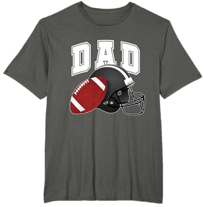American Football Papa Sportliebhaber Lustiger Vatertag für Papa T-Shirt