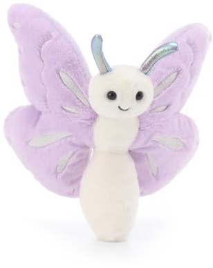 Apricot Lamb Schmetterling Plüschtier Kuscheltier Stofftier Lila 19cm