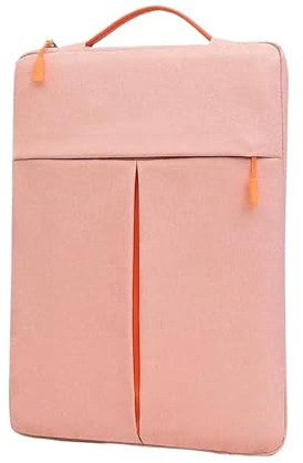 13-15 Inch Laptop Handbag Ultrabook Sleeve Case Notebook Computer Cover Shockproof Business Pouch(Pink,15-16 inch)