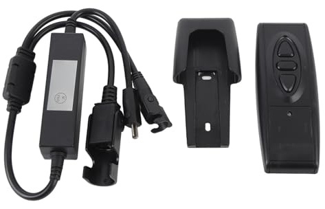 Demeras Télécommande Radio pour Fauteuil élévateur, Actionneur de Fauteuil Inclinable électrique Ignifuge, Télécommande sans Fil ABS 29 V, Portée 30 M, RF 433,92 MHz avec Récepteur de Lit