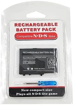 CTR-003 Host Battery NDSL SPR-003 3.7V Lithium Batteries ，Compatible for Nintendo， 3DSLL 3DSXL N3DS 2DS GBA SP Gameboy Game Console Cell(1PCS NDSL Battery)