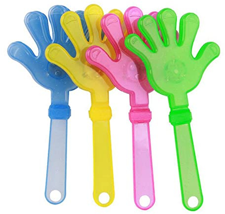 PIEXANGH For Palm Shape Led Hand Clapper Maker Light Glow Stick Party Concert Favor Clapping Hands Party Concert Favo Hand Clappers Noisemakers Clapper Favor Clappers Bulk Light Up for Sporting