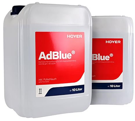 Hoyer AdBlue Hochreine SCR Harnstofflösung ISO 22241, 2x10 Liter