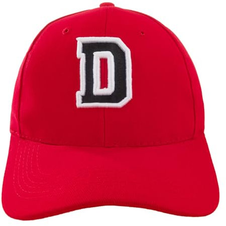 4sold Alfabeto in Cotone Casual A-Z Cappellini Rossi Black Letter Snap Cappello Posteriore Hat Unisex Ragazzi Ragazze o Uomo cap Berretto da Baseball Red Hat Bambini cap Alfabeto A-Z (Rosso D, Bimbo)
