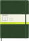 Moleskine Classic Plain Paper Notebook, Hard Cover and Elastic Closure Journal, Color Myrtle Green, Size Extra Large 19 x 25 cm, 192 Pages