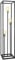lux.pro Stehleuchte Groningen 3-flammig 140 x 30 x 30 cm Stehlampe Standlampe für Wohnzimmer Metall Schwarz und Messingfarben