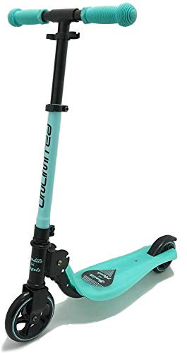 Bandits & Angels Kinderroller Unlimited Mint ab 4 Jahren für Jungen und Mädchen – Roller für Kinder – zusammenklappbar – Verstellbarer Lenker – Roller mit Fußbremse