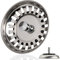 Cesto colador de Fregadero, 1 Unidad, cesto colador de Ø 82 mm, en Acero Inoxidable, la Espiga del cesto sobresale 25 mm en el desagüe, Clavija de Ø 7,8 mm, Repuesto para fregaderos de Cocina