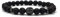KARDINAL WEIST Löwe Onyx - Lava Armband, Edelstein Perlen, King - Lion - Schmuck für Herren, Kraftier - Schutz - Mut - Sicherheit (XS)