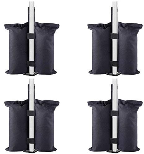 TESSLOVE Sacchi di grado industriale, sacchi di sabbia per gambe per tenda a baldacchino pop-up, ombrellone, mobili da esterno (solo sacchetti, sabbia esclusa)