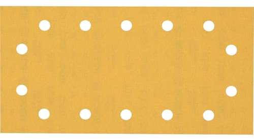 Bosch 10x EXPERT C470 Sandpaper (for Paint on wood, Hardwood, Ø 115x230 mm, Grit 240, Professional Accessory Orbital Sander)