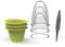 Romberg Vertikale Mini-Pflanztöpfe | für Vertical & City Gardening | 3er Set Pflanztöpfe mit Aufhängung | 9 cm Ø x 14.5 cm