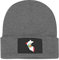 Peru Flag T Herren & Damen Mütze Bequem Flexibel Erwachsene Strickmütze, dunkelgrau (Deep Heather), 6 7/8/7 3/8