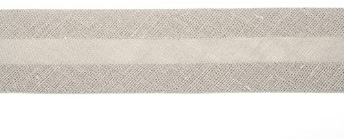 Jajasio Baumwoll Schrägband 19mm breit in 24 Farben, Einfassband Baumwolle Nahtband 19 ? kalkbeige