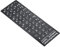 PATIKIL Russian Keyboard Layout Stickers, 2 Pack Universal Keyboard Replacement Cover for Notebook Desktop Computer, Black Background White Lettering
