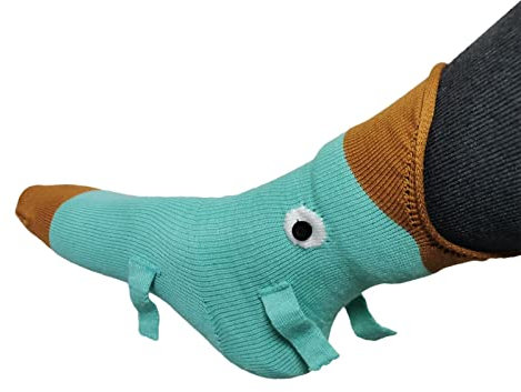Idezek Hai-Socken,Essende Fuß-Tier-Socken | 3D-Strick-Bodensocken, Winter-Hai-Socken, Neuheit, Geburtstag, Teenager, Jungen, Herren, Söhne