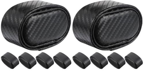 Cabilock 10 Stück Groß Schwarz Display-Organizer Wickler Kissenauflage Gefüllt Weich Oder Aufbewahrungsbox Aus Schaumstoff Pu-Schmucketui Abgedeckt Automatischer Ständer Klein
