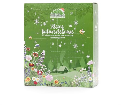 Die Stadtgärtner Adventskalender 2025 | Nachhaltiger Naturliebhaber-Kalender: 24 Handgemachte Überraschungen für Groß und Klein