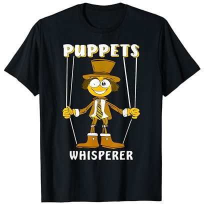 Bauchreden Marionettenspiel Vorführung Puppe Puppenspieler T-Shirt