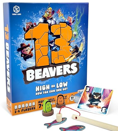 13 Beavers Board Game Age 7+: Fun Family Board Game for Ages 7+ | 2-6 Players | Best New Board Games for Kids, Teens and Adults