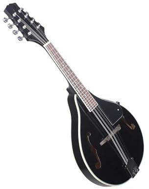 Erwachsene Mandoline-Instrument A Style Mandoline 8-Saiter Linde Ebenholz Mandoline Set Für Anfänger Übung Saiteninstrumente Gitarre