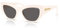 Vogue Eyewear Vo5607s Sonnenbrille für Damen, Elfenbein/Schwarz, 53 mm