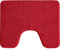 LEVASSEUR Tapis de Toilette uni en Polyester Rouge 50x40cm
