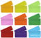Magnetstreifen Beschreibbar,GeeRic 54 Stück 80x30mm Magnetstreifen beschreibbar bunt,Magnetschilder zum Beschriften Magnete Whiteboard Magnetische Etiketten Wiederverwendbar für Kühlschrank (Color 1)