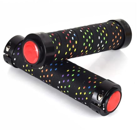 HOUSON Fahrradgriffe, PU Leder Bike Lenker Griffe Fahrrad Lenkergriffe Ergonomisch MTB Griffe Handgriffe für Mountainbike