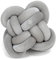 Knotenkissen, Ø 18 cm Geknotetes Kissen, Weiches Plüsch Knoten Kugelkissen, für Sofa, Bett, Dekorativ, Zierkissen Knoten